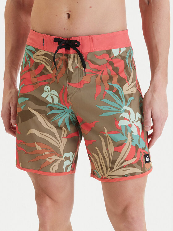 Quiksilver Quiksilver Pantaloncini da bagno Surfsilk Scallop 18" EQYBS04862 Beige Regular Fit