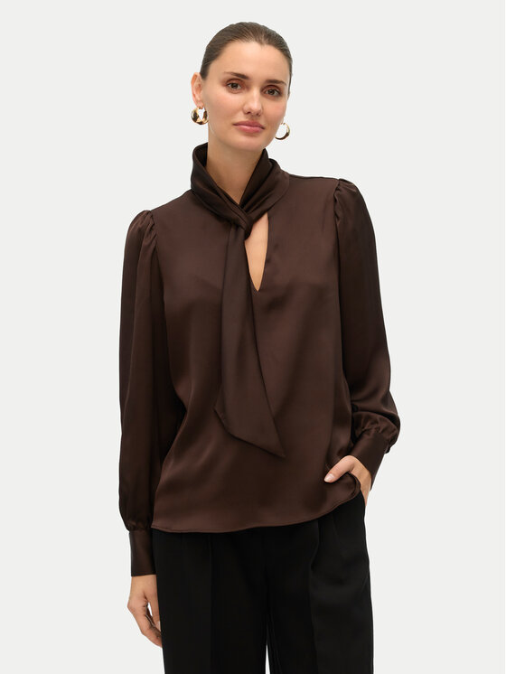 Vero Moda Vero Moda Μπλουζάκι Nini 10336252 Καφέ Standard Fit