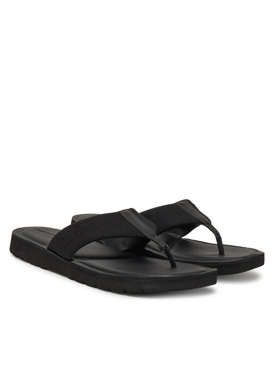 Calvin Klein Calvin Klein Σαγιονάρες Toepost Cv Logo HM0HM01745 Μαύρο