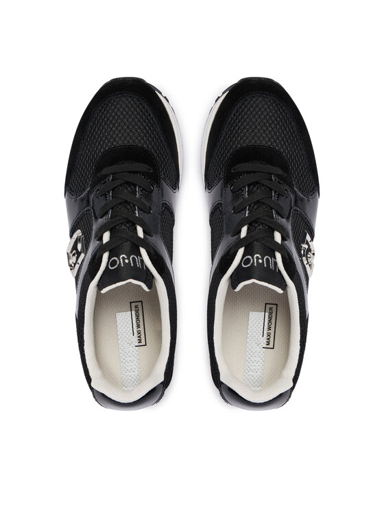 Liu Jo Liu Jo Sneakersy Maxi Wonder Plus 02 BA6019 PX805 Czarny