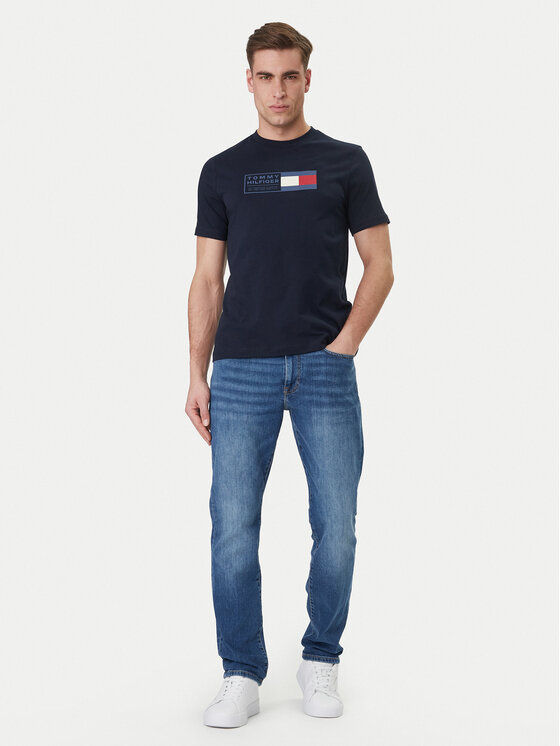 Tommy Hilfiger Tommy Hilfiger Jeansy Denton MW0MW42317 Niebieski Slim Fit