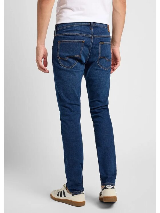 Lee Lee Jeansy LUKE Niebieski Slim Fit
