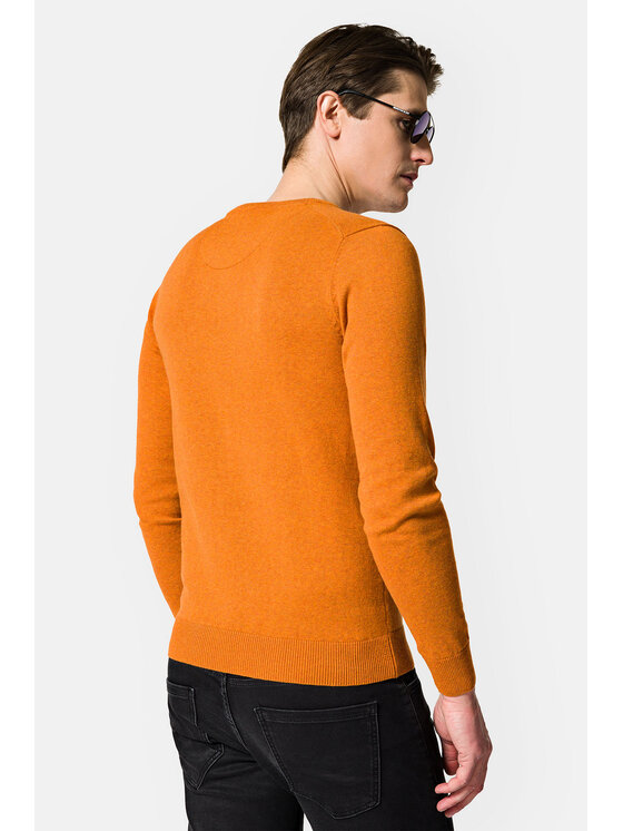 Lancerto Lancerto Sweter Harrison SW073123000002 Pomarańczowy Regular Fit