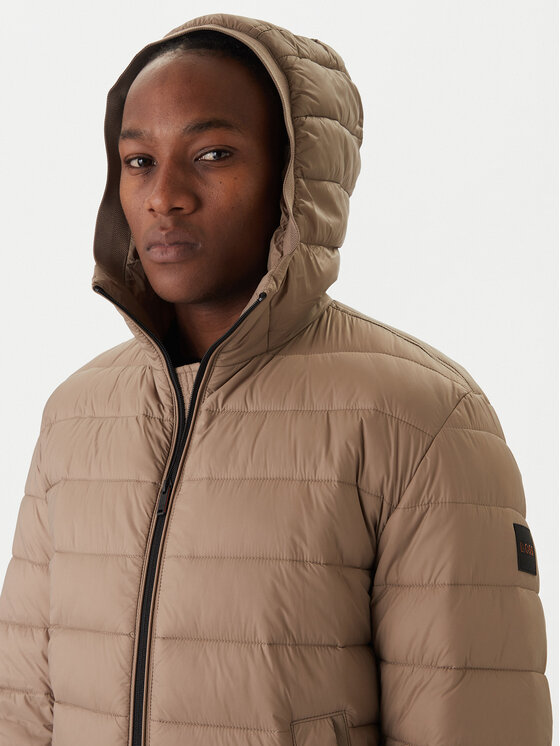 BOSS BOSS Pārejas jaka Odenis 50543616 Bēšs Regular Fit