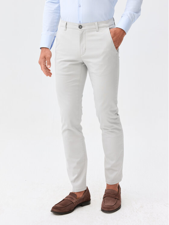 Evenemen Evenemen Chinosy Noel sido Szary Slim Fit