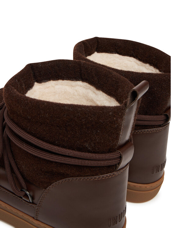 Inuikii Inuikii Čizme za snijeg Felt 2001.003.0082 Smeđa