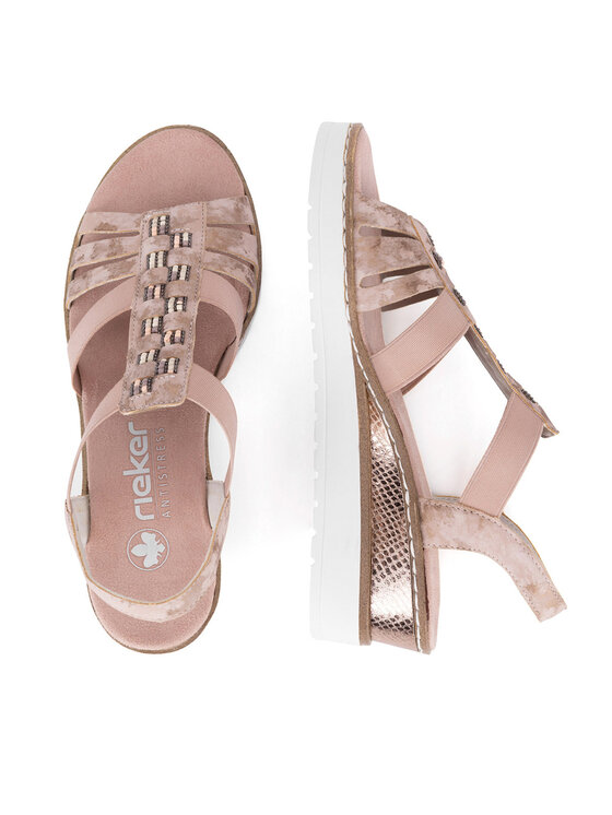 Rieker Rieker Sandalen V3822-31 Rosa