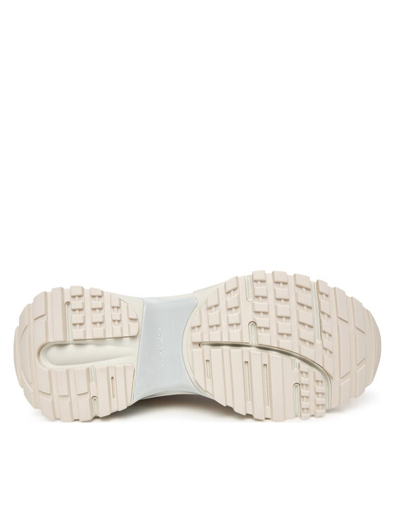 Calvin Klein Calvin Klein Sneakers Hike Runner Lace Up Techmix YW0YW02030 Écru