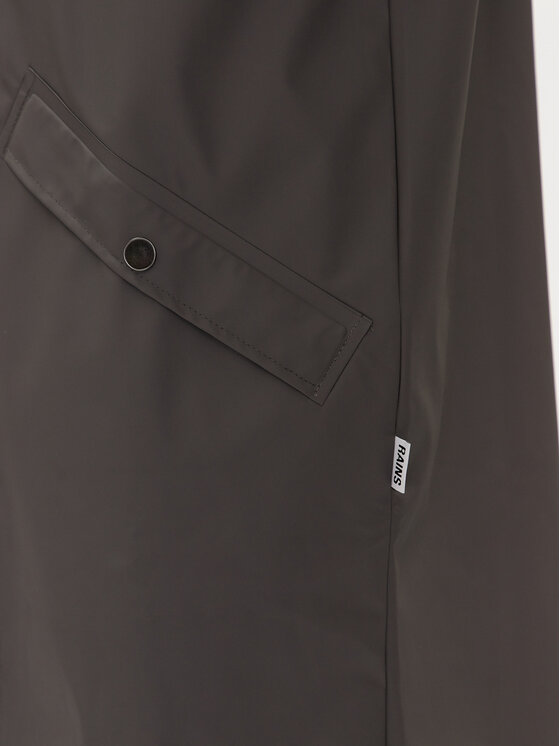 Rains Rains Яке за дъжд Long Jacket W3 12020 Сив Regular Fit