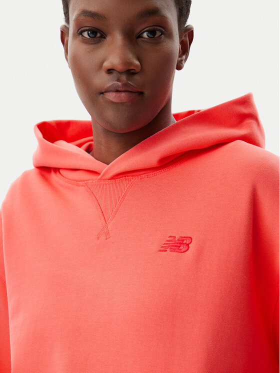 New Balance New Balance Felpa WT41537 Arancione Relaxed Fit