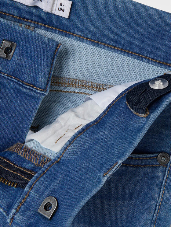 NAME IT NAME IT Jeansy 13209038 Niebieski Slim Fit