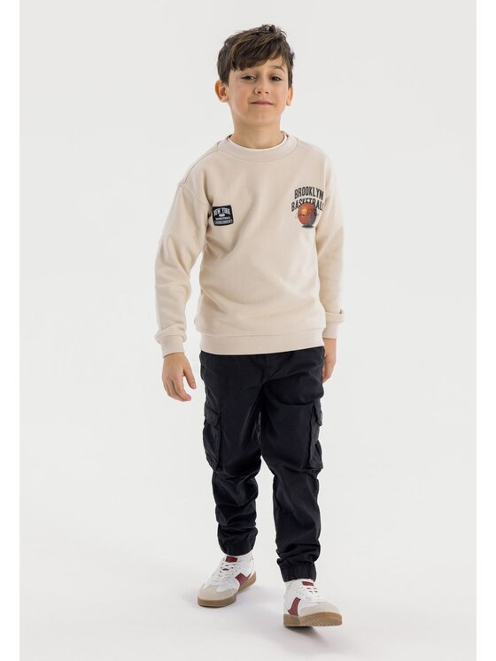 minoti minoti Spodnie cargo 23pant46 Czarny Regular Fit