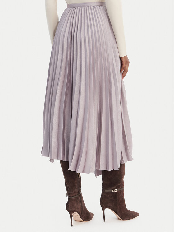 BOSS BOSS Plisovaná sukňa C_Vlantel 50558807 Fialová Regular Fit