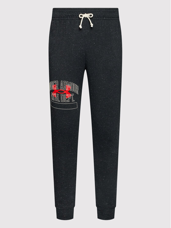 Under Armour Under Armour Spodnie dresowe Rival Terry Athletic Department 1370357 Czarny Regular Fit