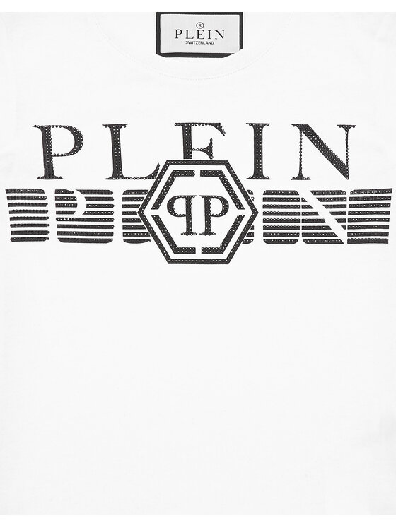 PHILIPP PLEIN PHILIPP PLEIN T-Shirt 20109 Biały Regular Fit