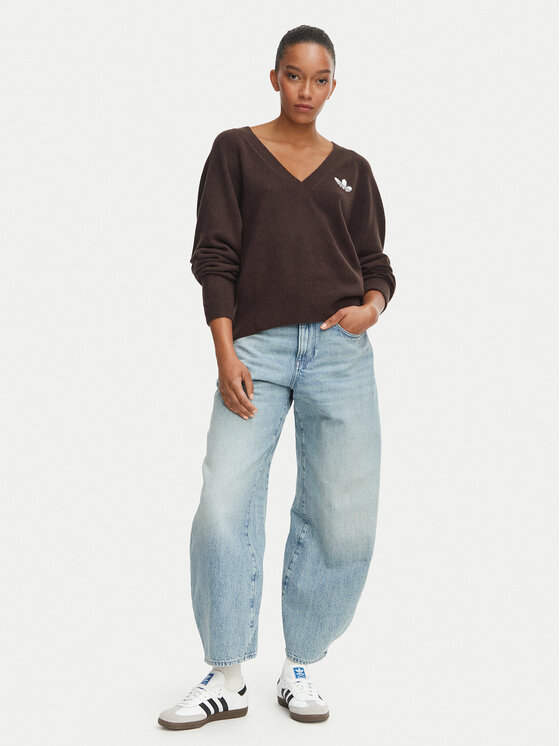 adidas adidas Светр Essentials IA4444 Бордовий Loose Fit