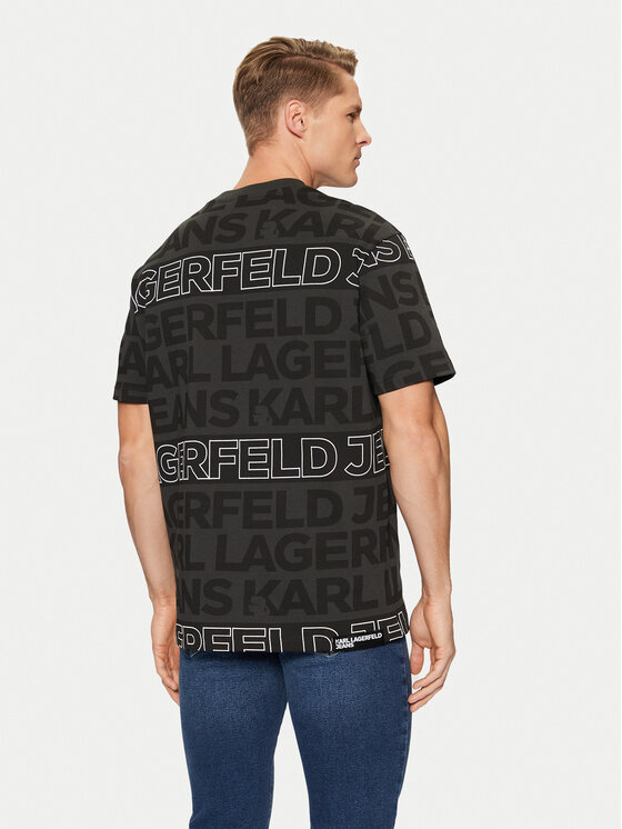 KARL LAGERFELD KARL LAGERFELD T-Shirt A1M17114 Czarny Regular Fit
