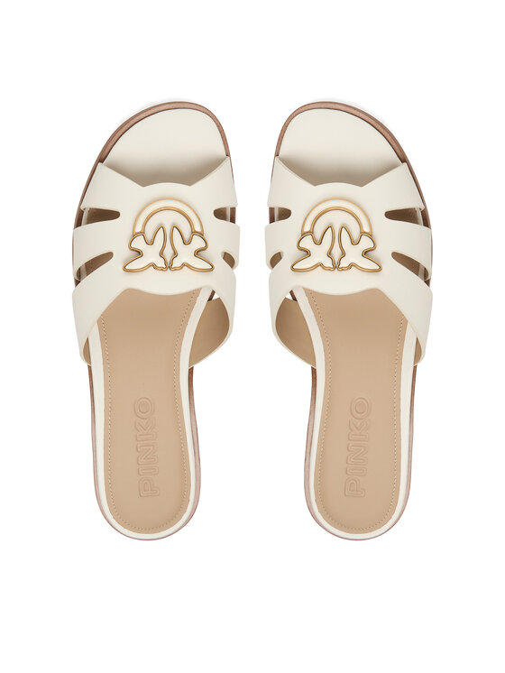 PINKO PINKO Klapki Milly 04 SD0463 P001 Biały