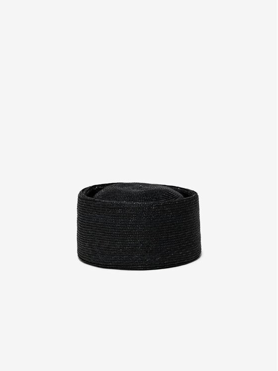 Paris+Hendzel Paris+Hendzel Kapelusz Straw Pillbox Czarny