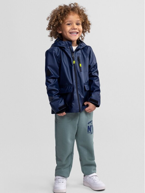 minoti minoti Kurtka przeciwdeszczowa 29COAT207 Granatowy Regular Fit
