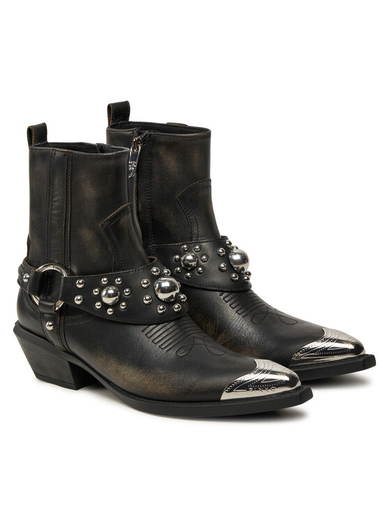PINKO PINKO Καουμπόικες Μπότες & Μποτάκια Tex 07 SD0195P056 Μαύρο