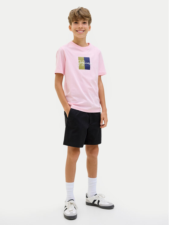 Jack & Jones Junior Jack & Jones Junior Šortky z materiálu Jaiden 12275013 Černá Loose Fit