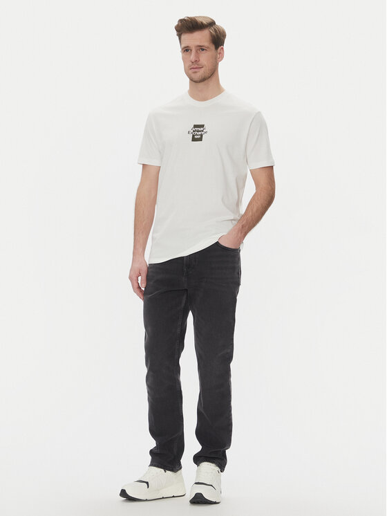 Armani Exchange Armani Exchange T-krekls XM000767 AF12308 U0009 Balts Regular Fit