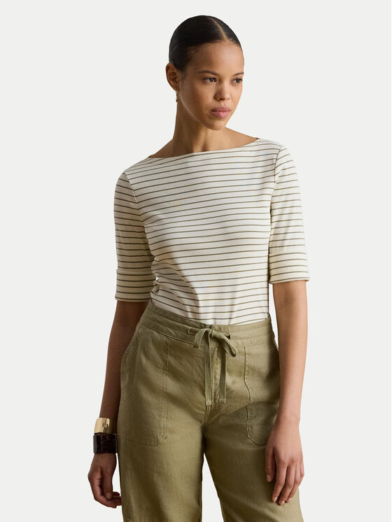 LAUREN RALPH LAUREN Bluză Judy 200P13919002 Bej Regular Fit