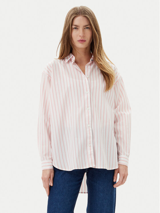 Pepe Jeans Košeľa Artemisa PL304975 Ružová Loose Fit