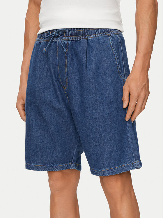 Jack & Jones Jack & Jones Džínsové šortky Tony 12250090 Modrá Loose Fit