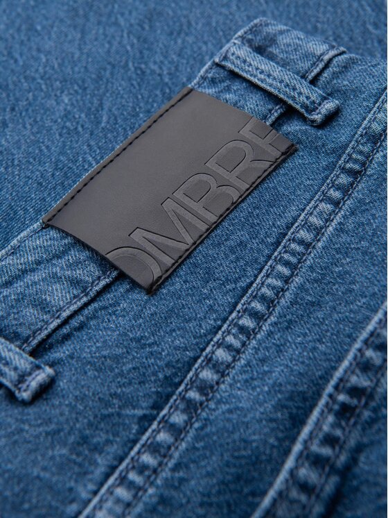 Ombre Ombre Jeansy OM-PADP-0225 Niebieski Carrot Fit