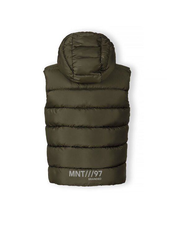 minoti minoti Kamizelka 19GILET45D Khaki Regular Fit