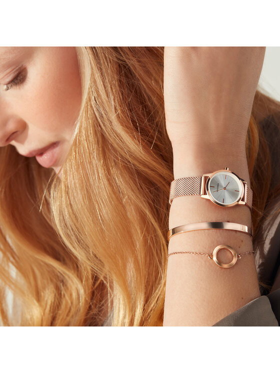 Sekonda Sekonda Zegarek 49007 Różowe złoto