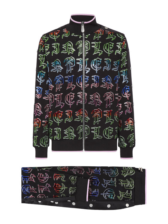 PHILIPP PLEIN PHILIPP PLEIN Dres 4047 Czarny Regular Fit