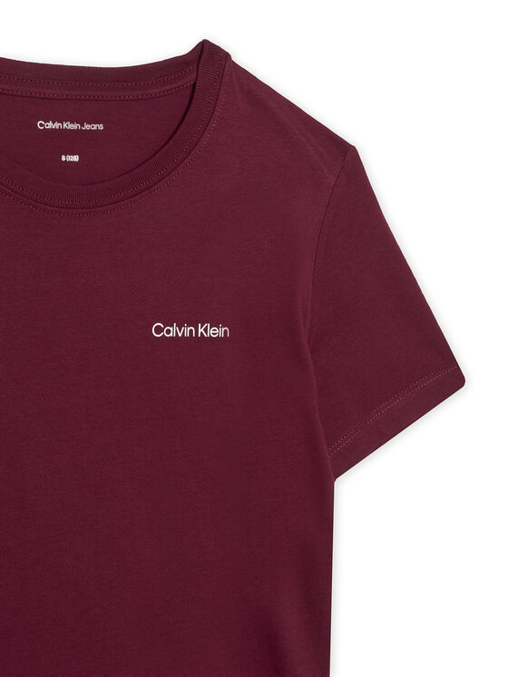 Calvin Klein Jeans Calvin Klein Jeans T-Shirt IU0IU00683 Fioletowy Regular Fit