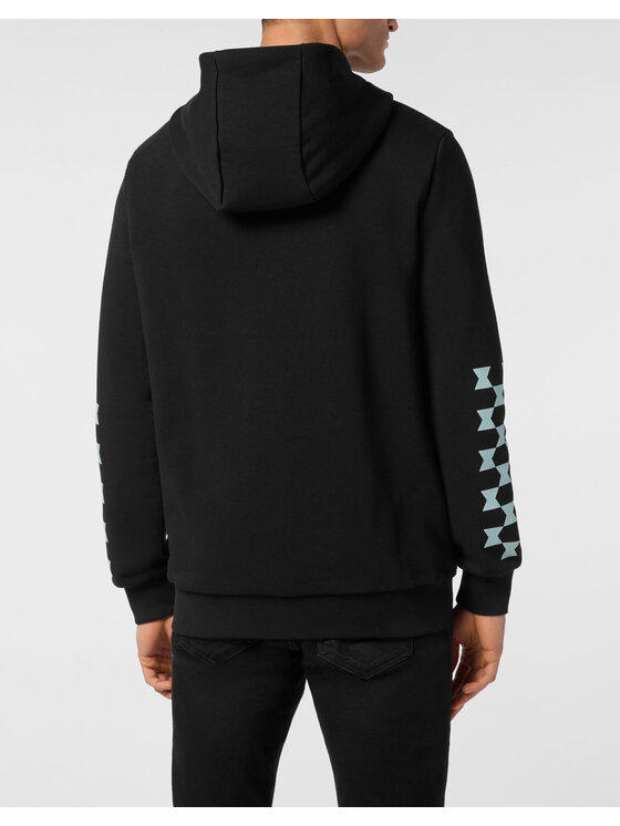 PHILIPP PLEIN PHILIPP PLEIN Bluza 24341 Czarny Athletic Fit