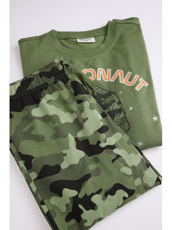 Coccodrillo Coccodrillo Piżama ZC4448106PJS-027 Khaki Regular Fit