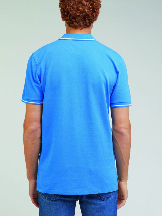 Lee Lee Polo L61ARLA13 112330618 Niebieski Regular Fit