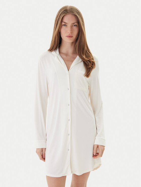 Hunkemöller Hunkemöller Nachthemd Essential 302690 Écru