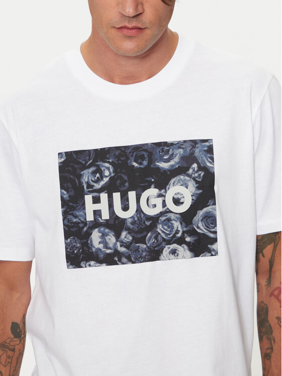 HUGO Hugo T-shirt 50523999 Bijela Regular Fit