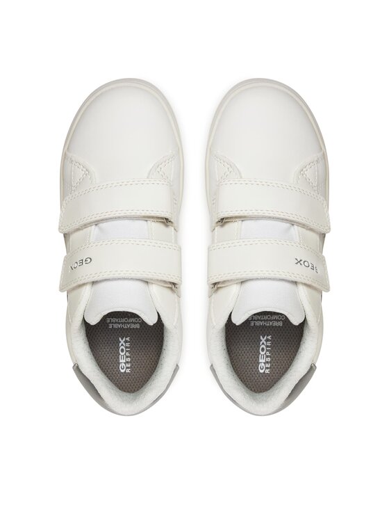 Geox Geox Sneakersy J Eclyper Girl J45LRA 000BC C0007 S Biały