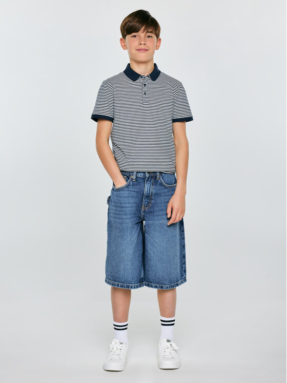 BIG STAR BIG STAR Szorty jeansowe ANDYS Granatowy Loose Fit