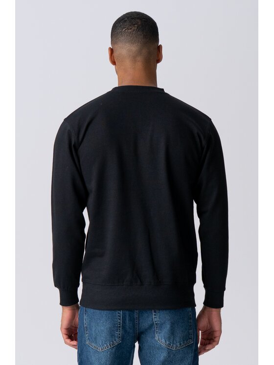 TeeShoppen TeeShoppen Sweter 'Basic Collection' Czarny Regular Fit