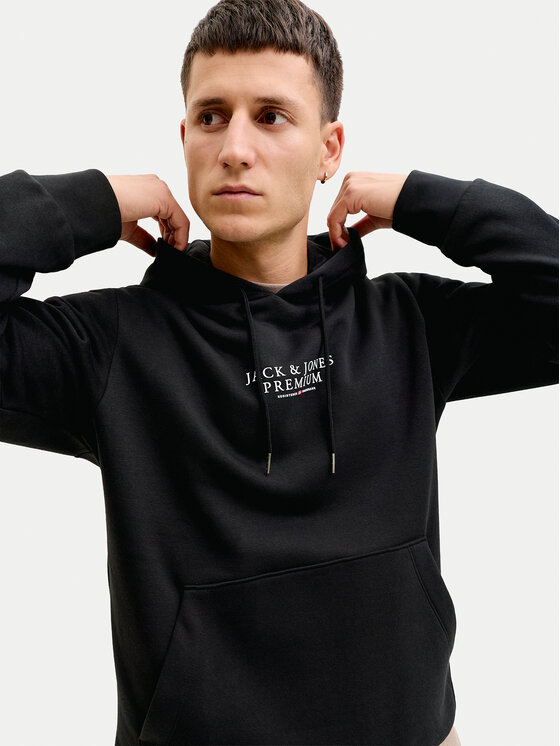 Jack & Jones Jack & Jones Mikina Archie 12216335 Černá Regular Fit