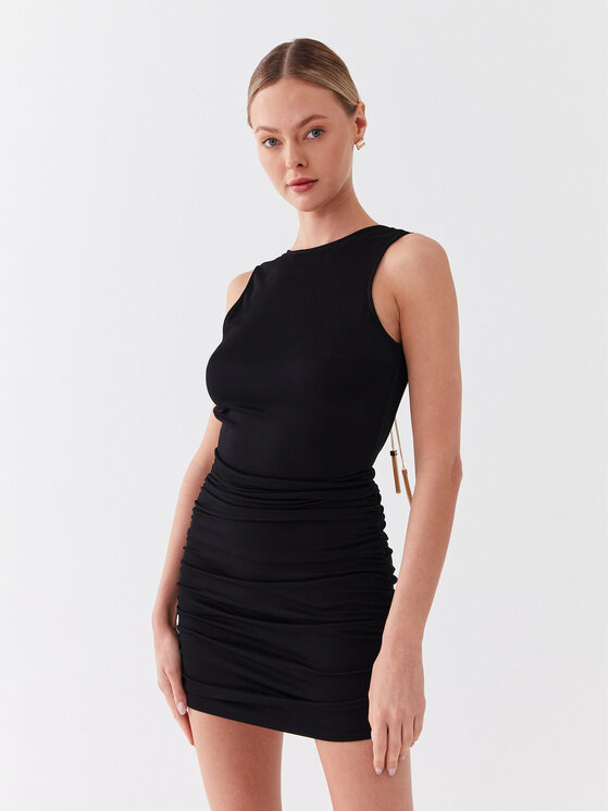 Abito da cocktail AB-426-32E2-V340 Nero Slim Fit