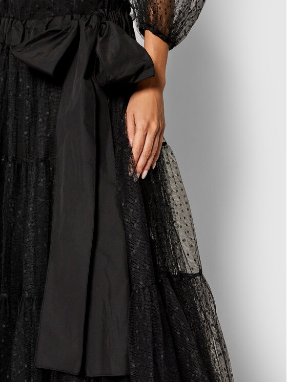 Red Valentino Red Valentino Официална рокля WR0VABT5 Черен Regular Fit