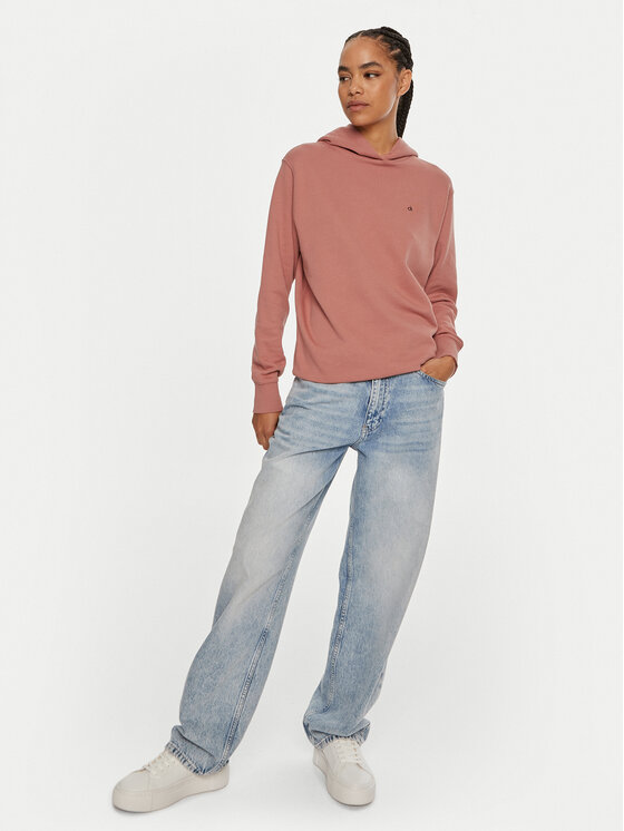 Calvin Klein Calvin Klein Pulóver Emb Graphic K20K208062 Rózsaszín Relaxed Fit
