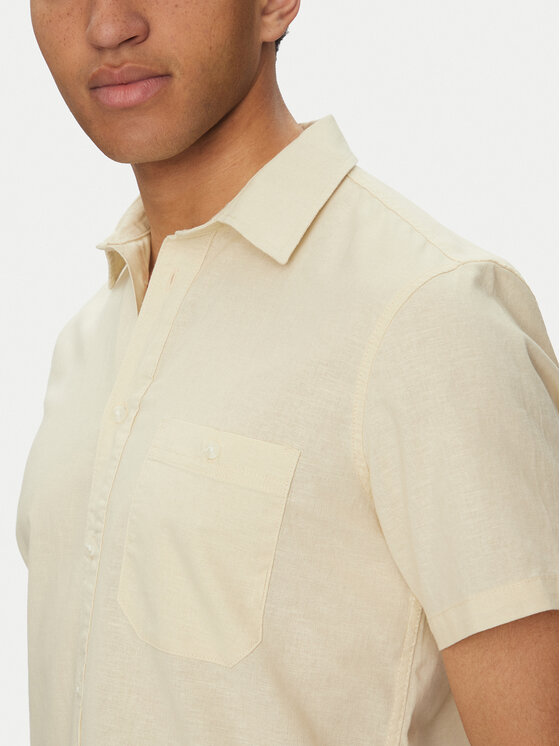 Blend Blend Hemd 20718401 Beige Regular Fit