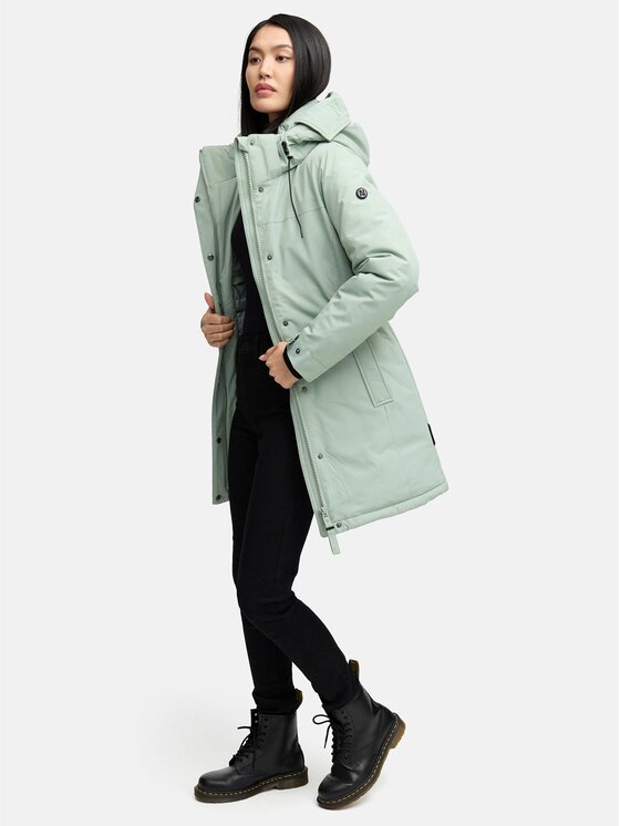 Navahoo Navahoo Kurtka zimowa Frostkuss Zielony Regular Fit
