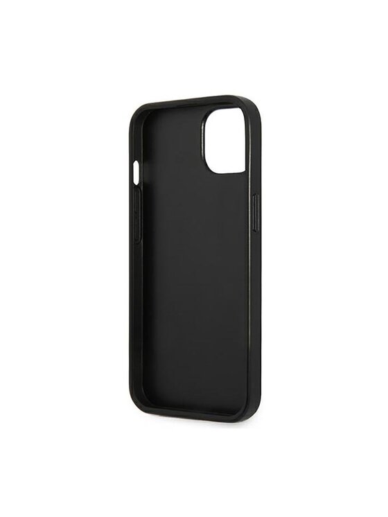 Guess Guess Etui na telefon Saffiano Triangle Logo Case Srebrny